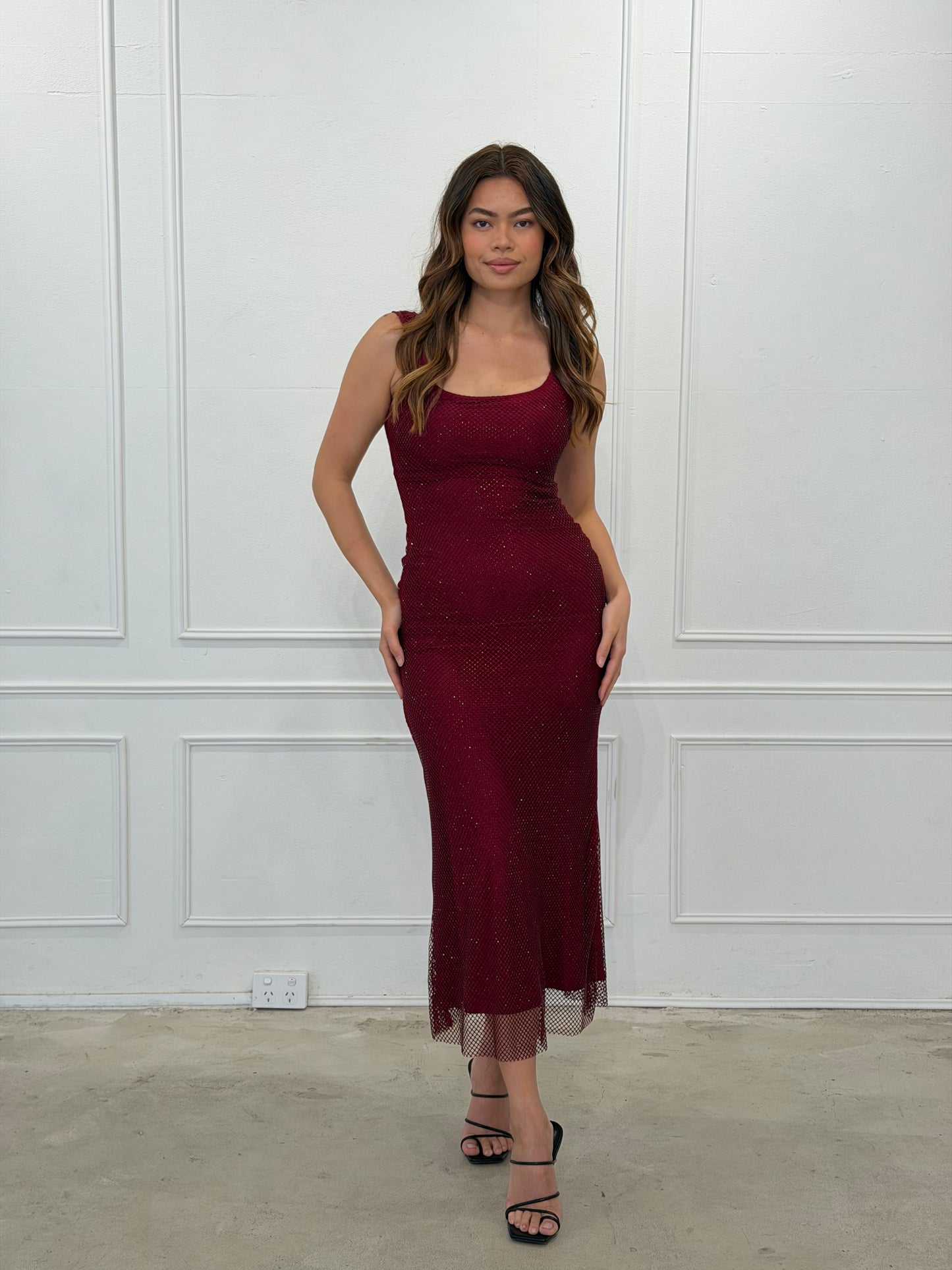GWYNETH DRESS - RED (Long)