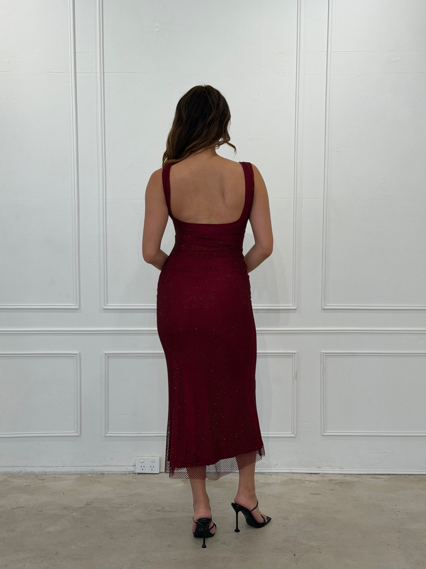 GWYNETH DRESS - RED (Long)