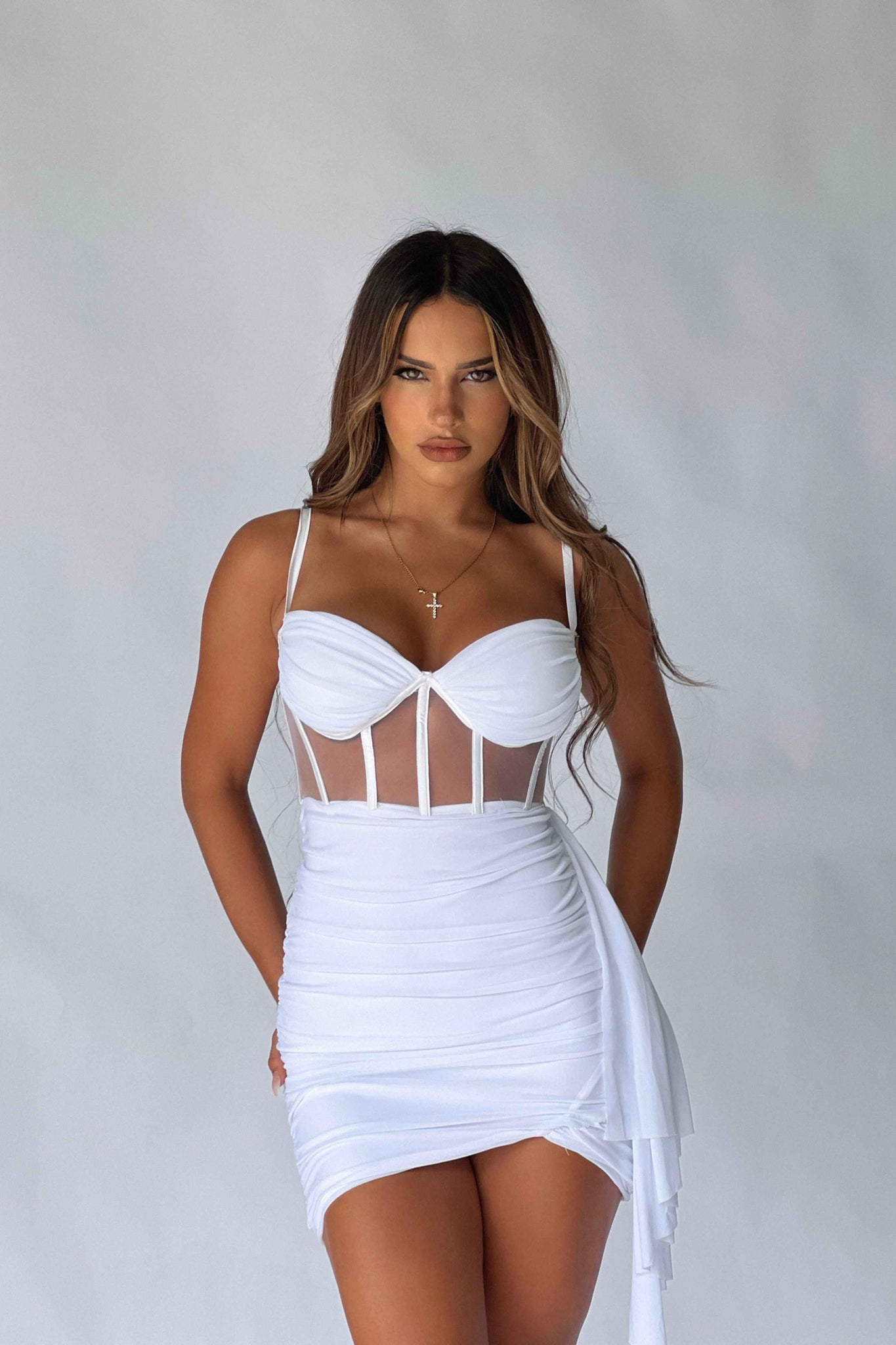 ENDLESS  DRESS - WHITE