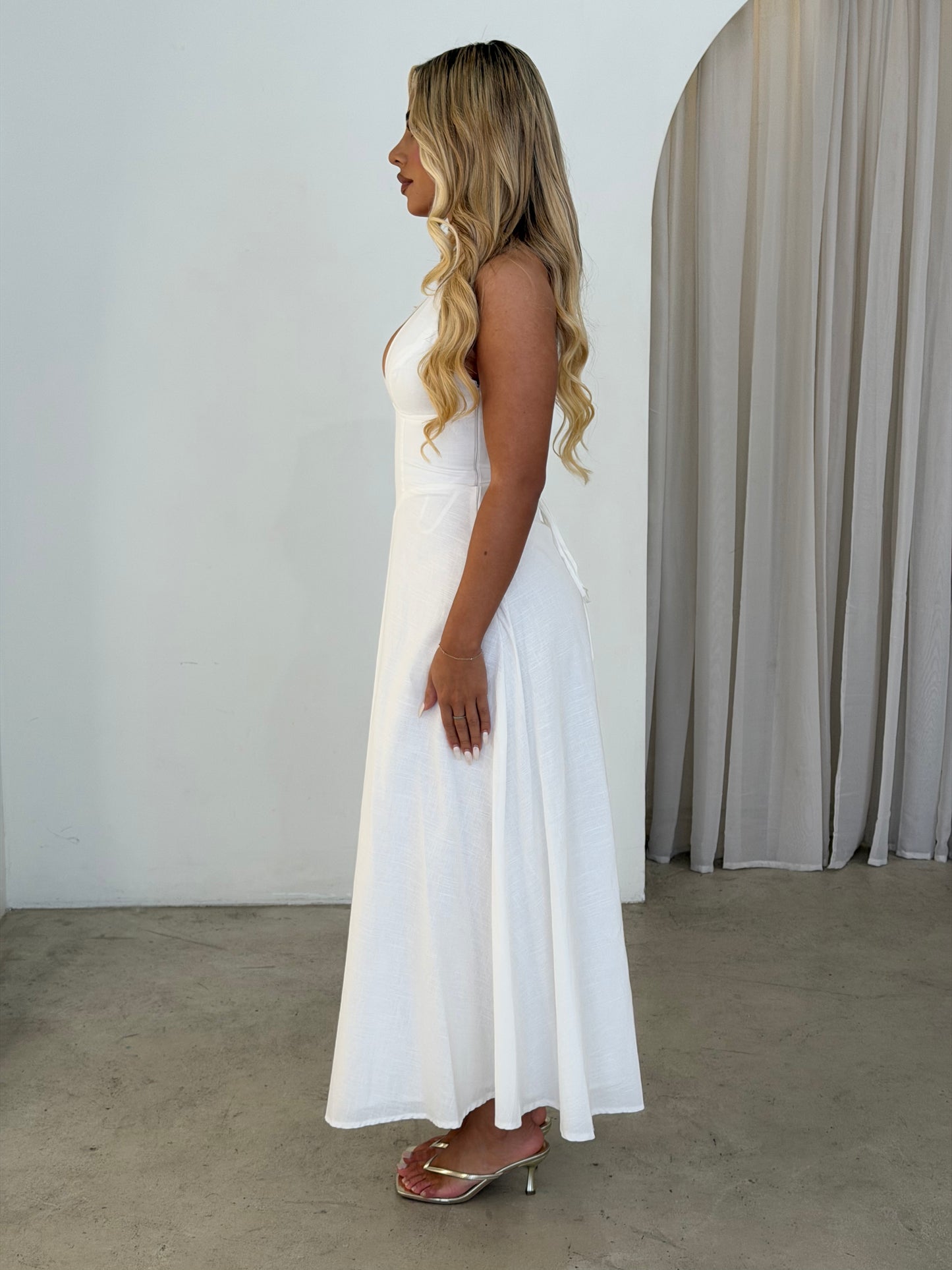 MAIA DRESS - WHITE