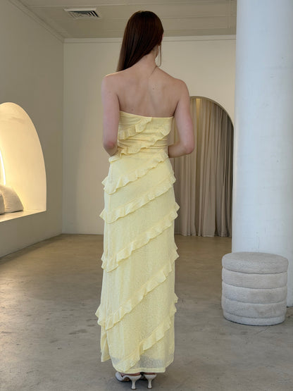 KAYLA DRESS - YELLOW