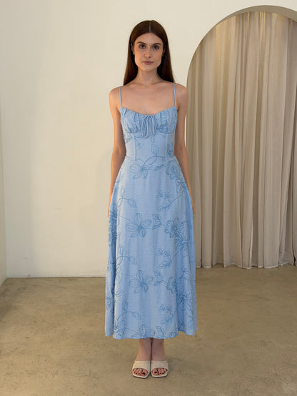 ZOZO DRESS - SKY BLUE