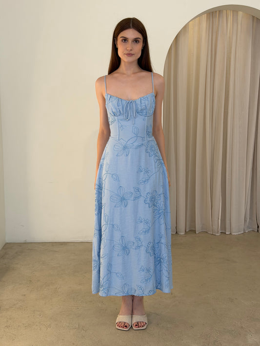 ZOZO DRESS - SKY BLUE
