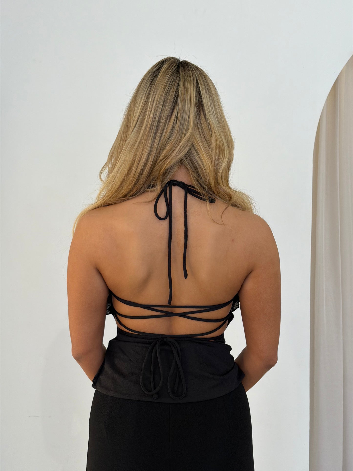 LUME TOP - BLACK