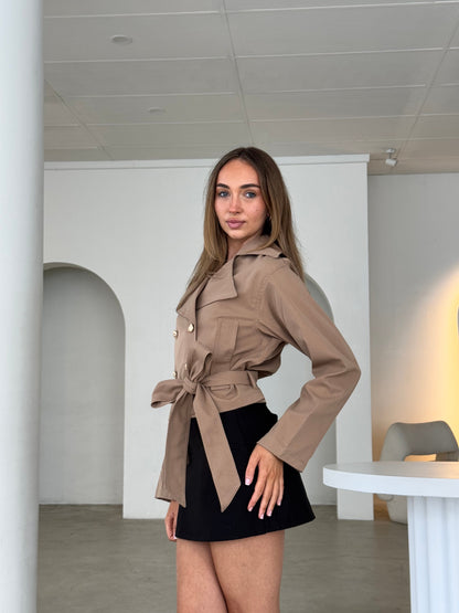 TESSA JACKET - TAN