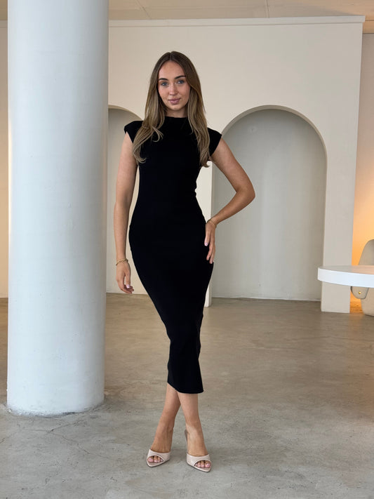 ALINA DRESS - BLACK
