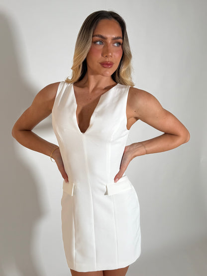 VIVENNE DRESS - WHITE