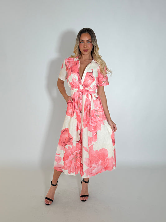 IZZY DRESS - PINK