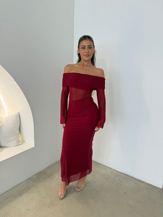 VERA DRESS - RED