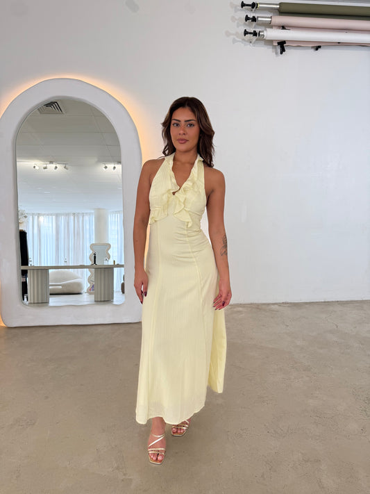 AMITY DRESS - LEMON