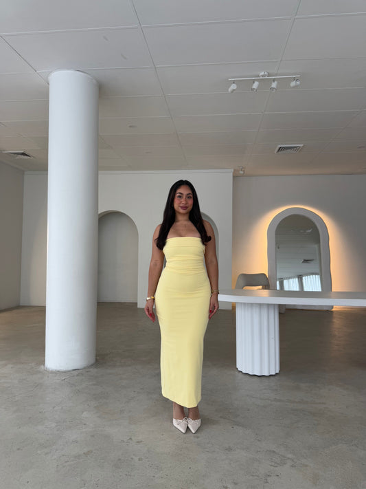 NINA DRESS - YELLOW