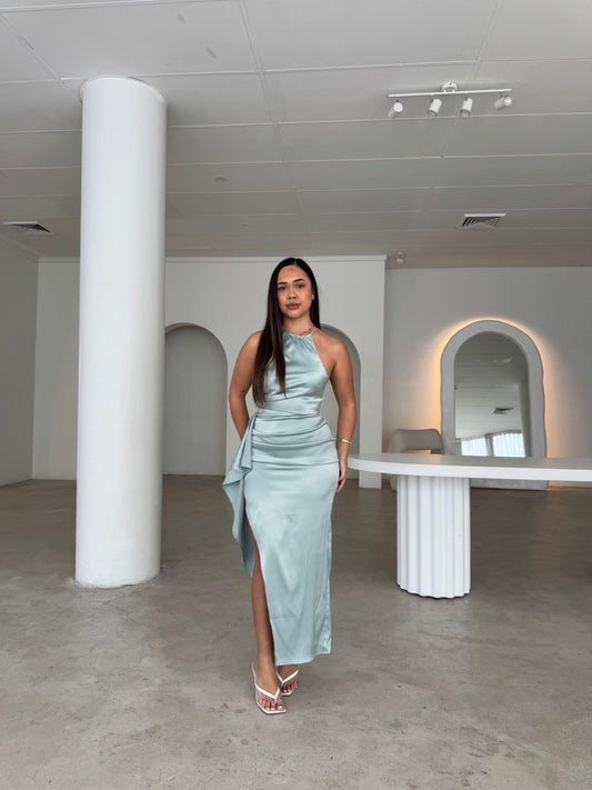 SKLYER DRESS - PISTACHIO