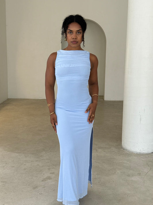 YARA DRESS - ICE BLUE