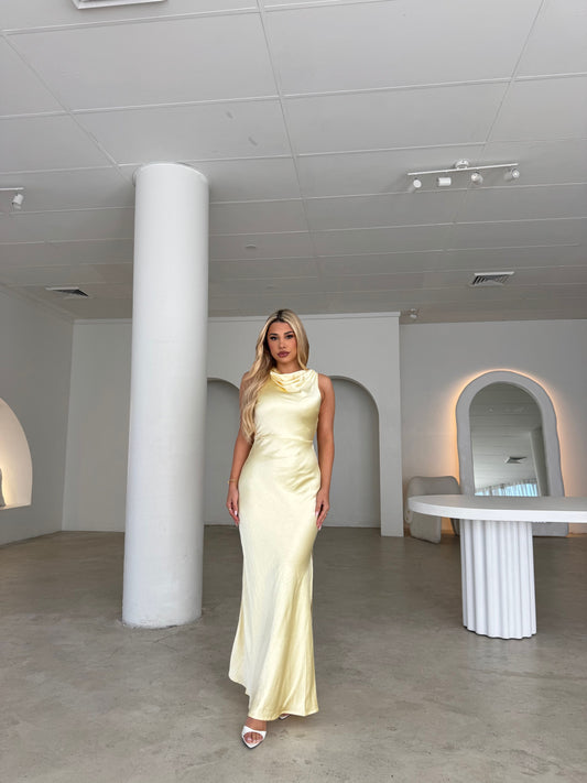 PORSHA DRESS - YELLOW