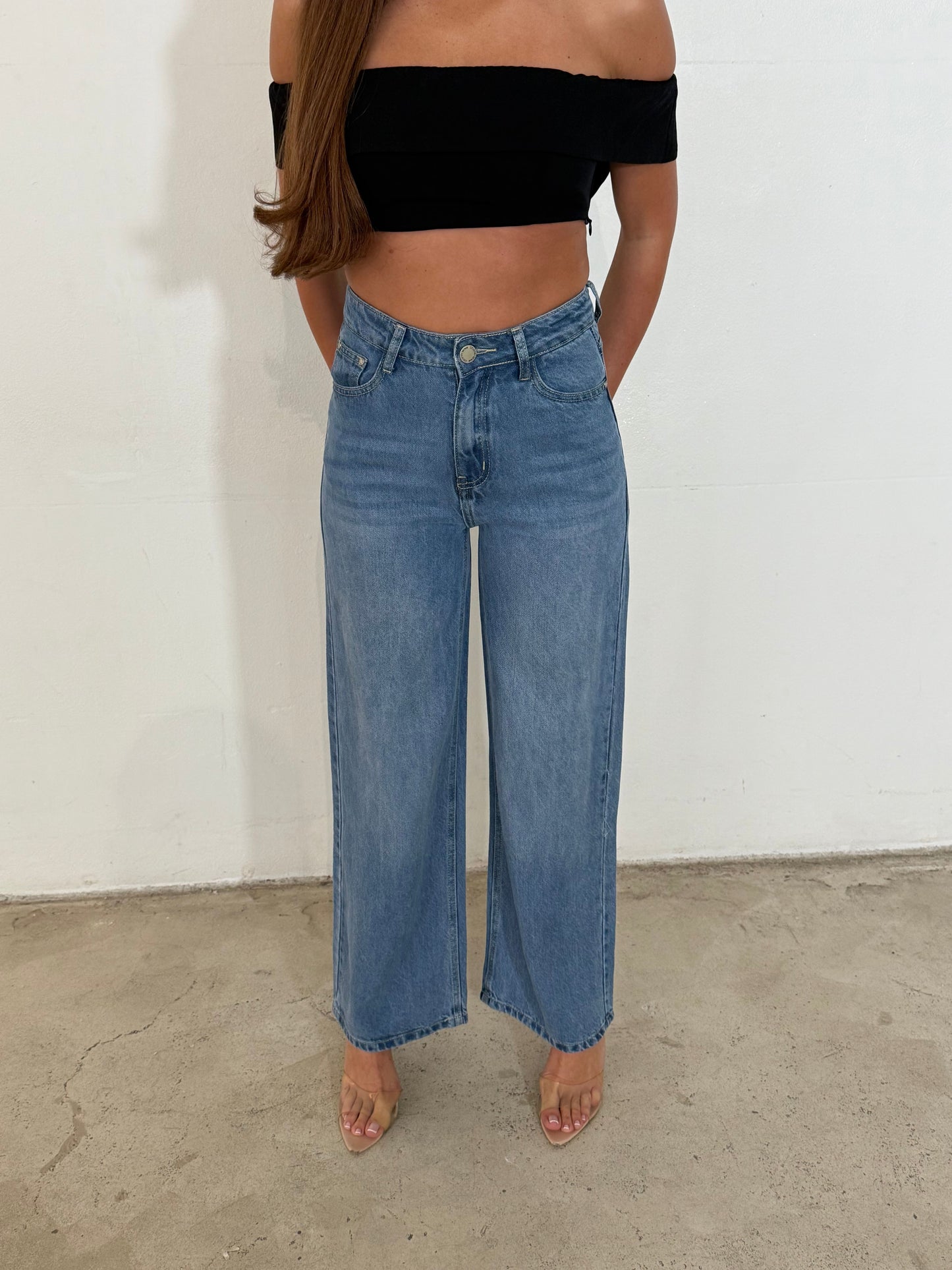 ZIVA JEANS - MID BLUE