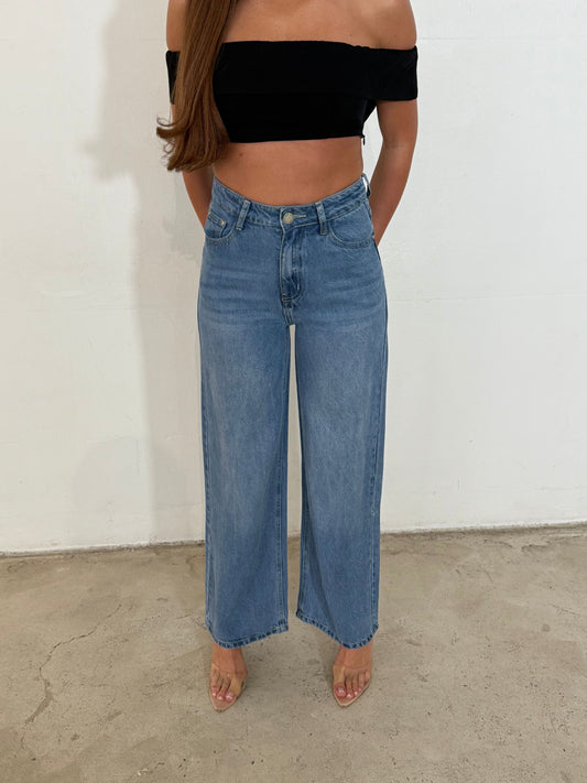 ZIVA JEANS - MID BLUE