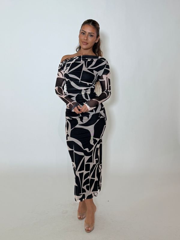 STORMI SET - BLACK/BEIGE