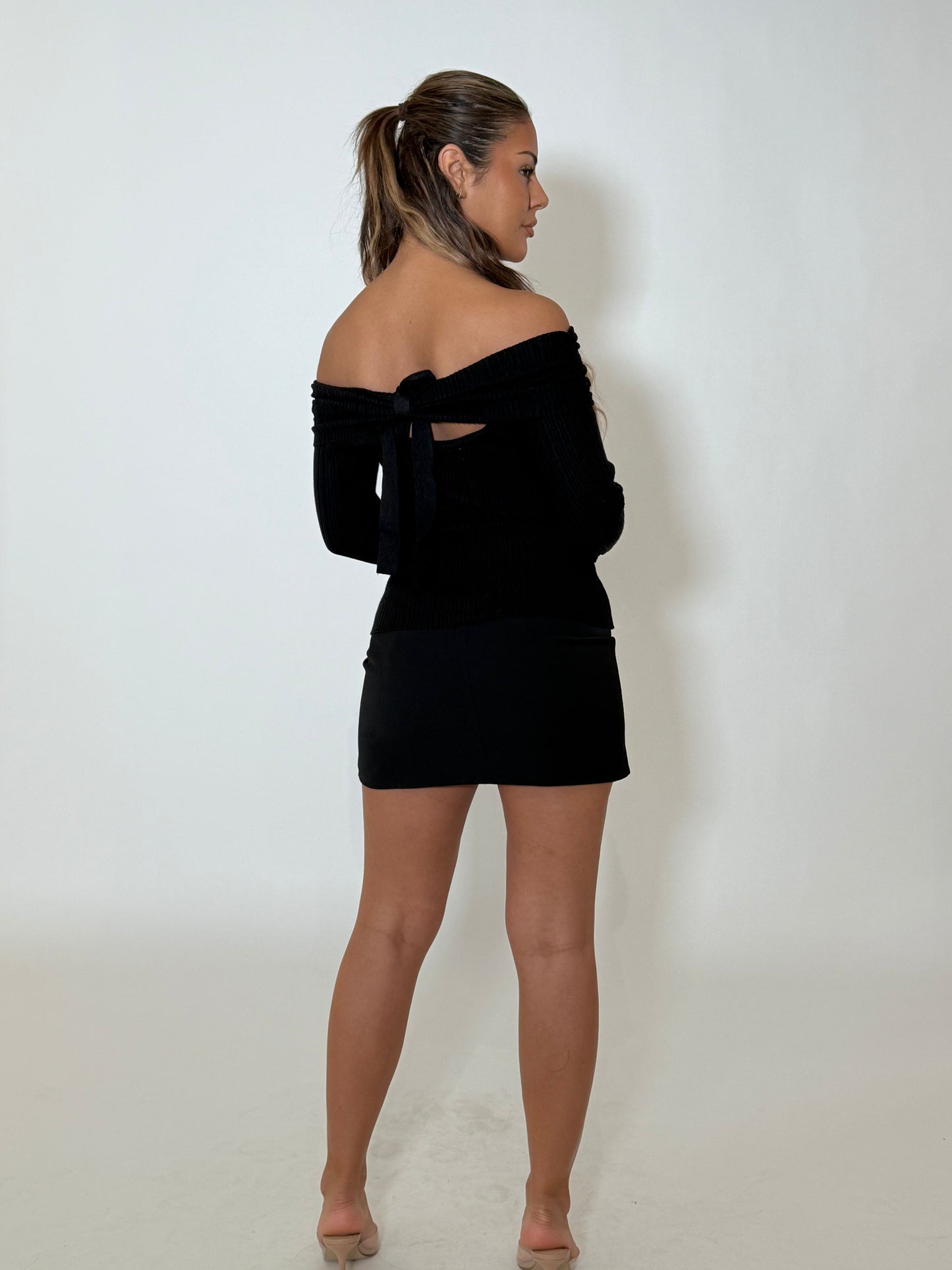 PAYTON KNIT TOP - BLACK