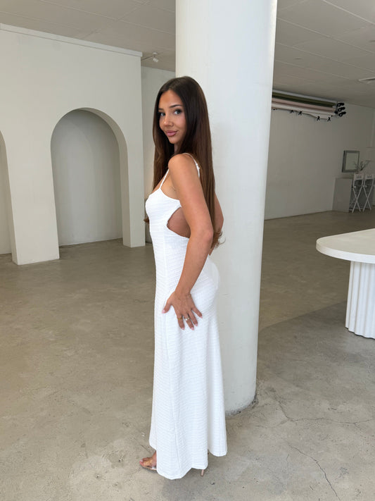 ZAZA DRESS - WHITE