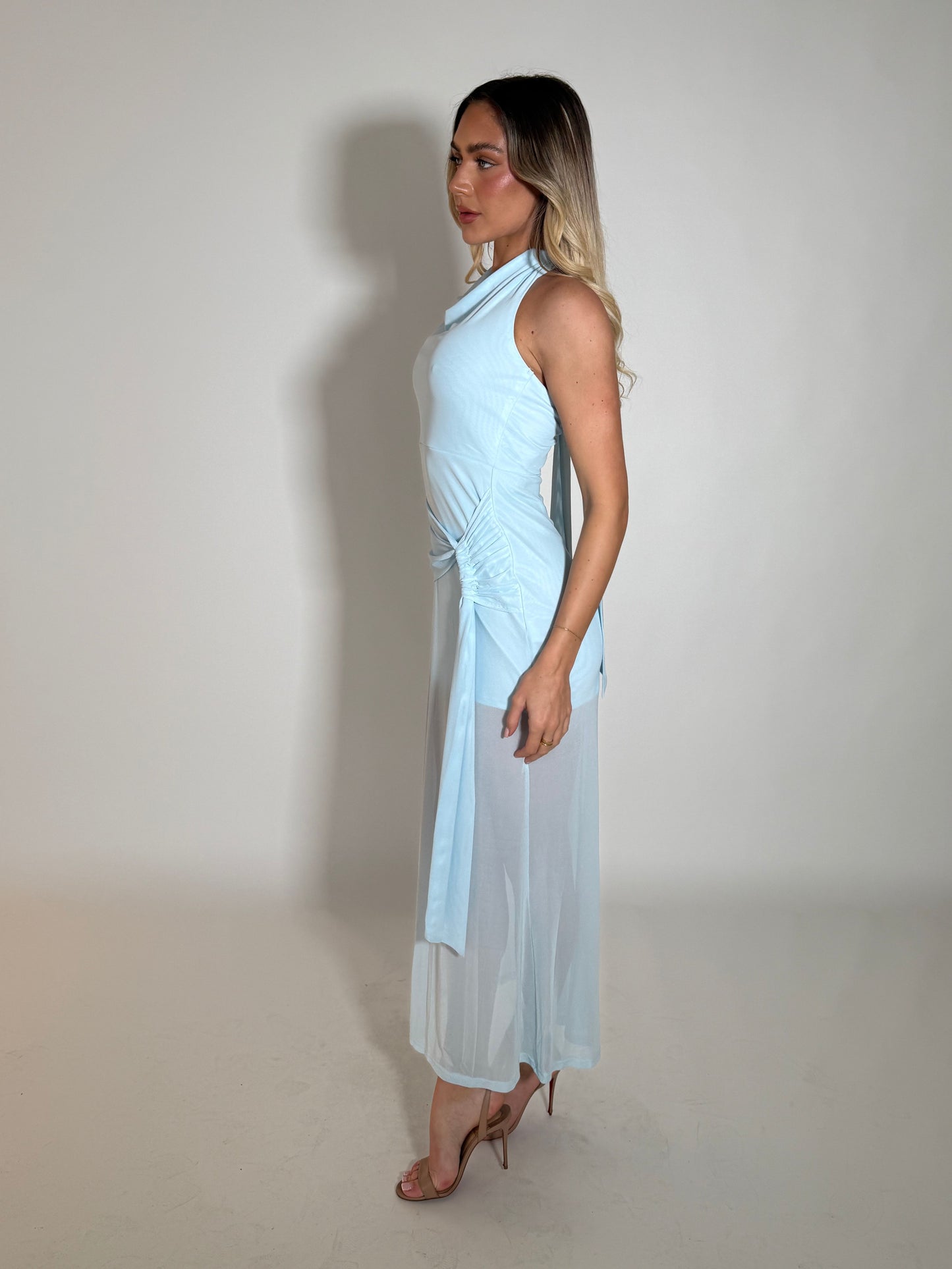LEANORA DRESS - ICE BLUE