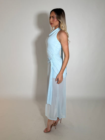 LEANORA DRESS - ICE BLUE