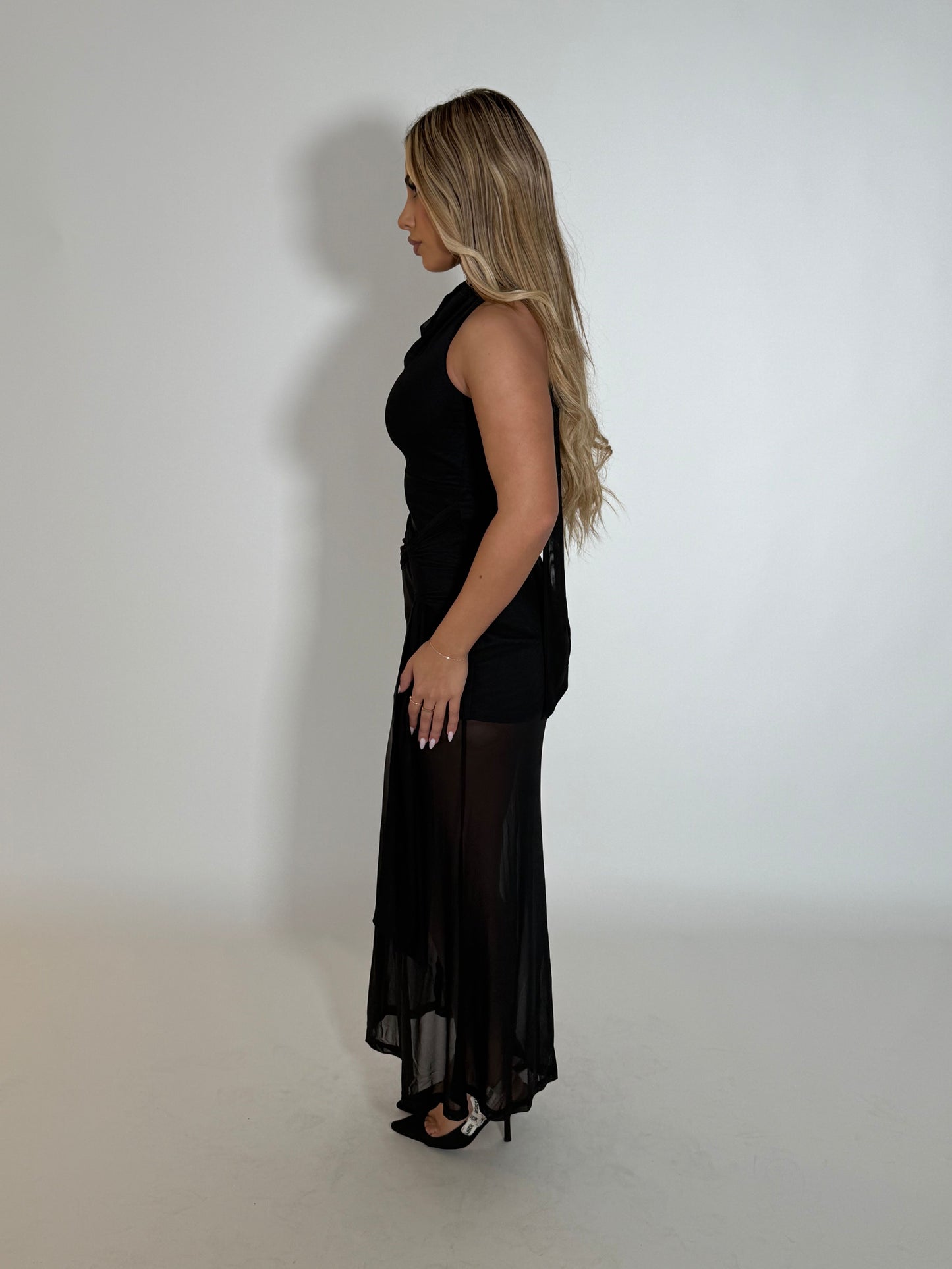 LEANORA DRESS - BLACK