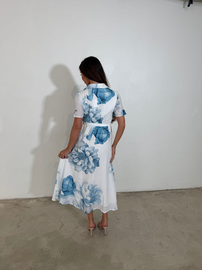 IZZY DRESS - BLUE