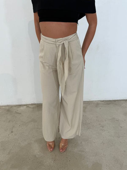 TIANA PANTS - BEIGE