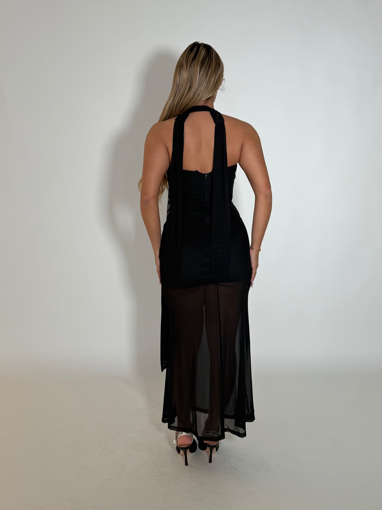 LEANORA DRESS - BLACK