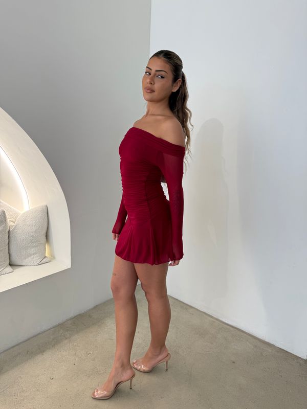 MAEB DRESS - RED