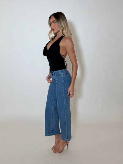 SADIE TOP - BLACK