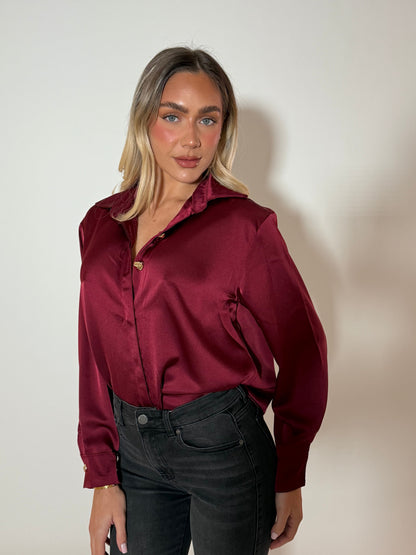 SHENA SHIRT - WINE