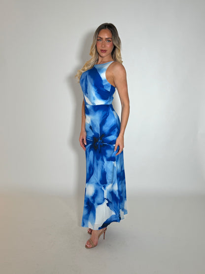 BRIELLE DRESS - BLUE