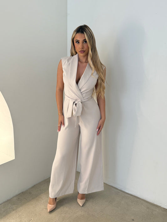 NALANI JUMPSUIT - BONE