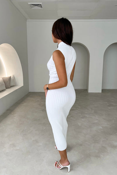 LIVIA DRESS - WHITE
